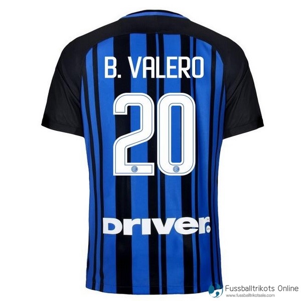 Inter Milan Trikot Heim B.Valero 2017-18 Fussballtrikots Günstig